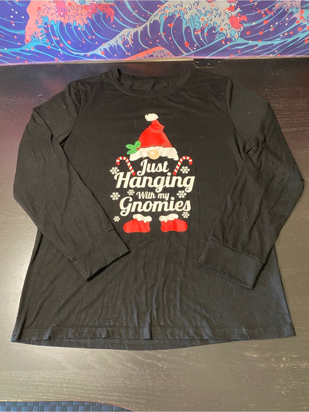 Black Holiday 'Just Hanging With My Gnomies' Long Sleeve Tee